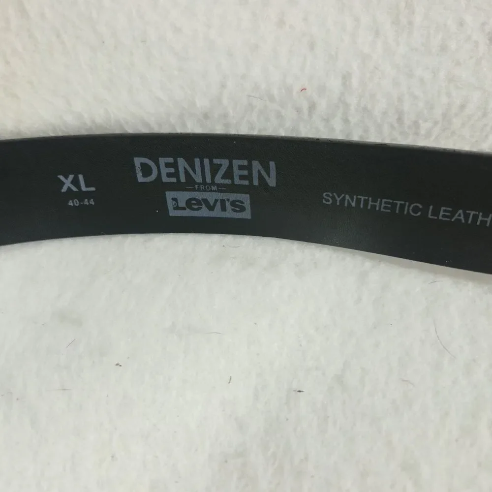 DENIZEN BY LEVI'S BLACK GENUINE LEATHER BELT SIZE XL
